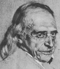 Theodor Mommsen - Stich von Lenbach (9 KB)