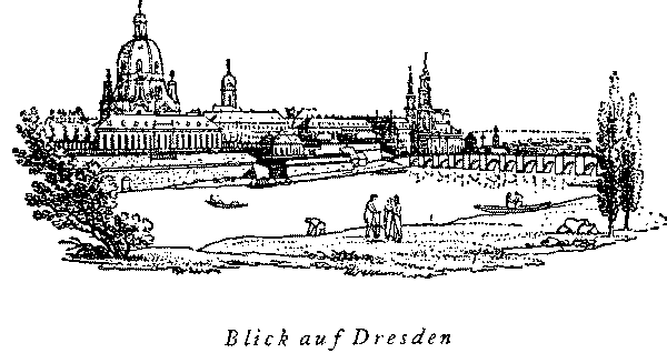 Blick auf Dresden, Künstler unbekannt