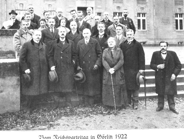 Deutschnationaler Parteitag in Görlitz 1922